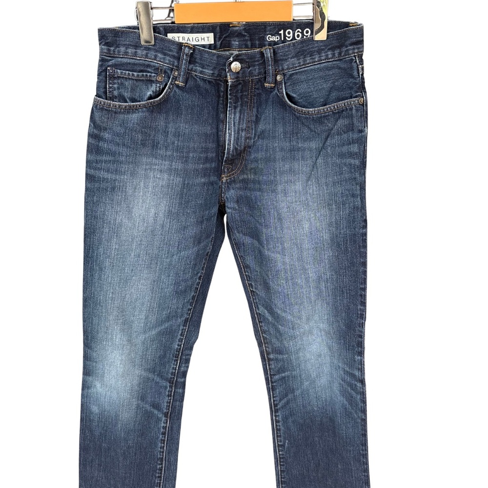 Gap 1969 Men's Dark Blue Straight Jeans 32x32
